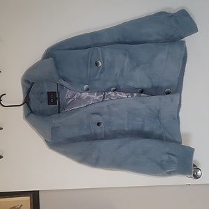 Soft Furry Baby Blue Jacket